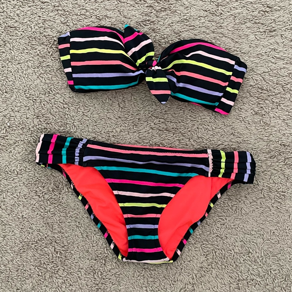 Victoria’s Secret Striped Bikini - Size Medium